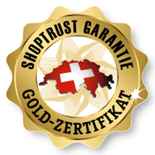 Logo Shoptrust Godl Zertifikat für die Schweiz